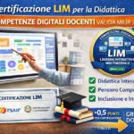 Certificazione LIM per la Didattica – Competenze Digitali Docenti valida MIUR / MIM